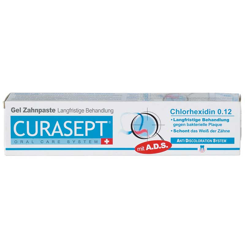 CURASEPT Gel Zahnpaste 0.12%CHX ADS 712, Tub 75ml